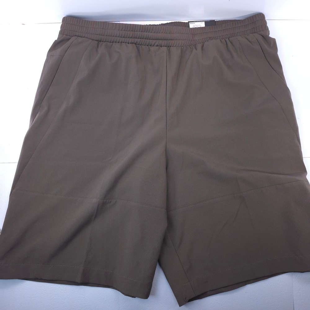FLX Mens Dynamic Stretch Shorts Olive Green Military Canvas Size M MX11V114RS